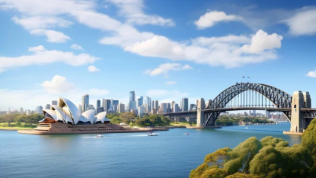 An image of australia's famous opera house in sydney.