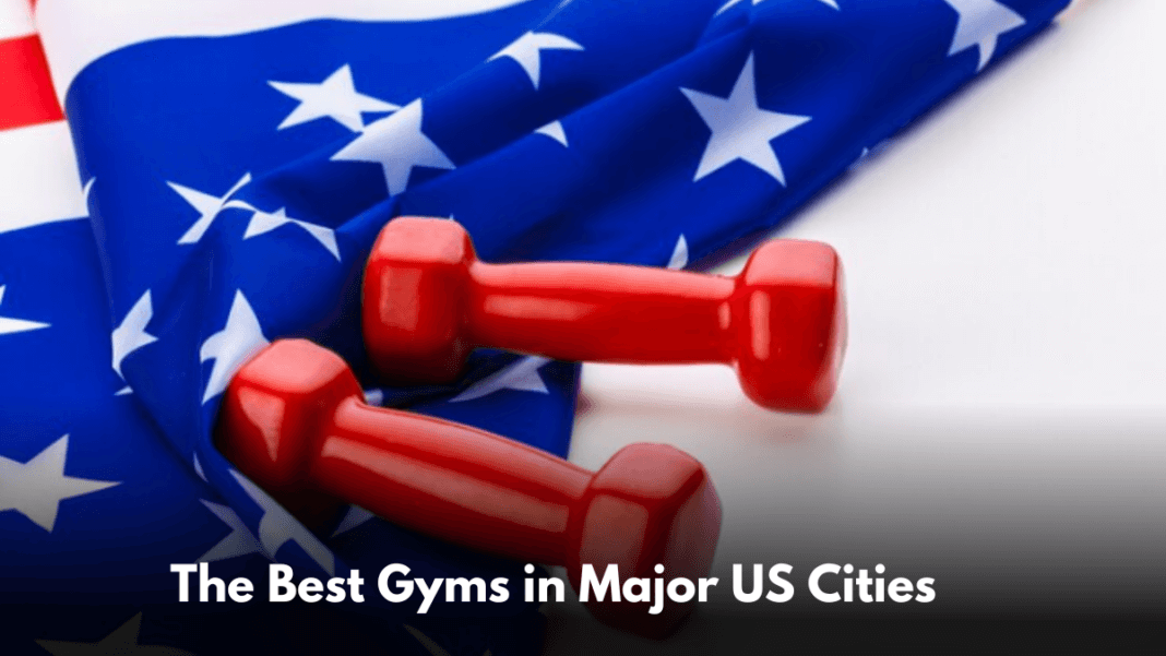 An infographics showing a US flag and 2 small dumbells.