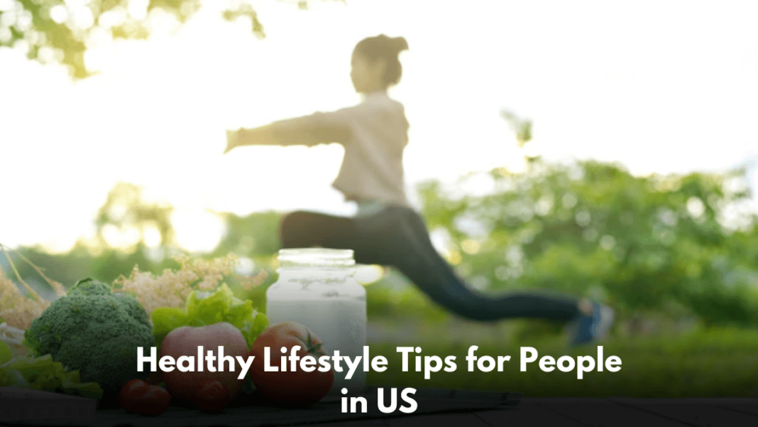 A picture of a lady doing yoga in the park with written 