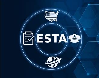 An infographics showing a written word " ESTA"